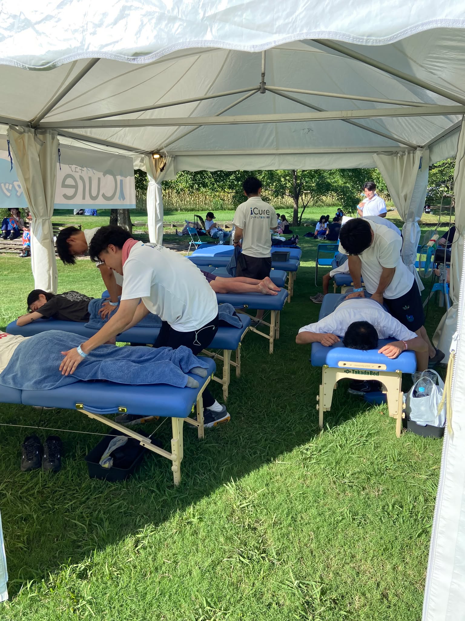 SUMMER SONICでの施術サポート