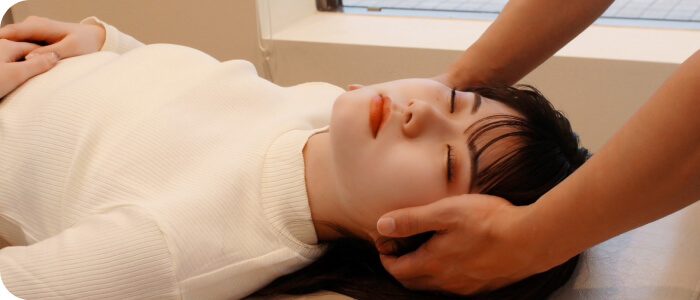 骨格矯正の施術イメージ