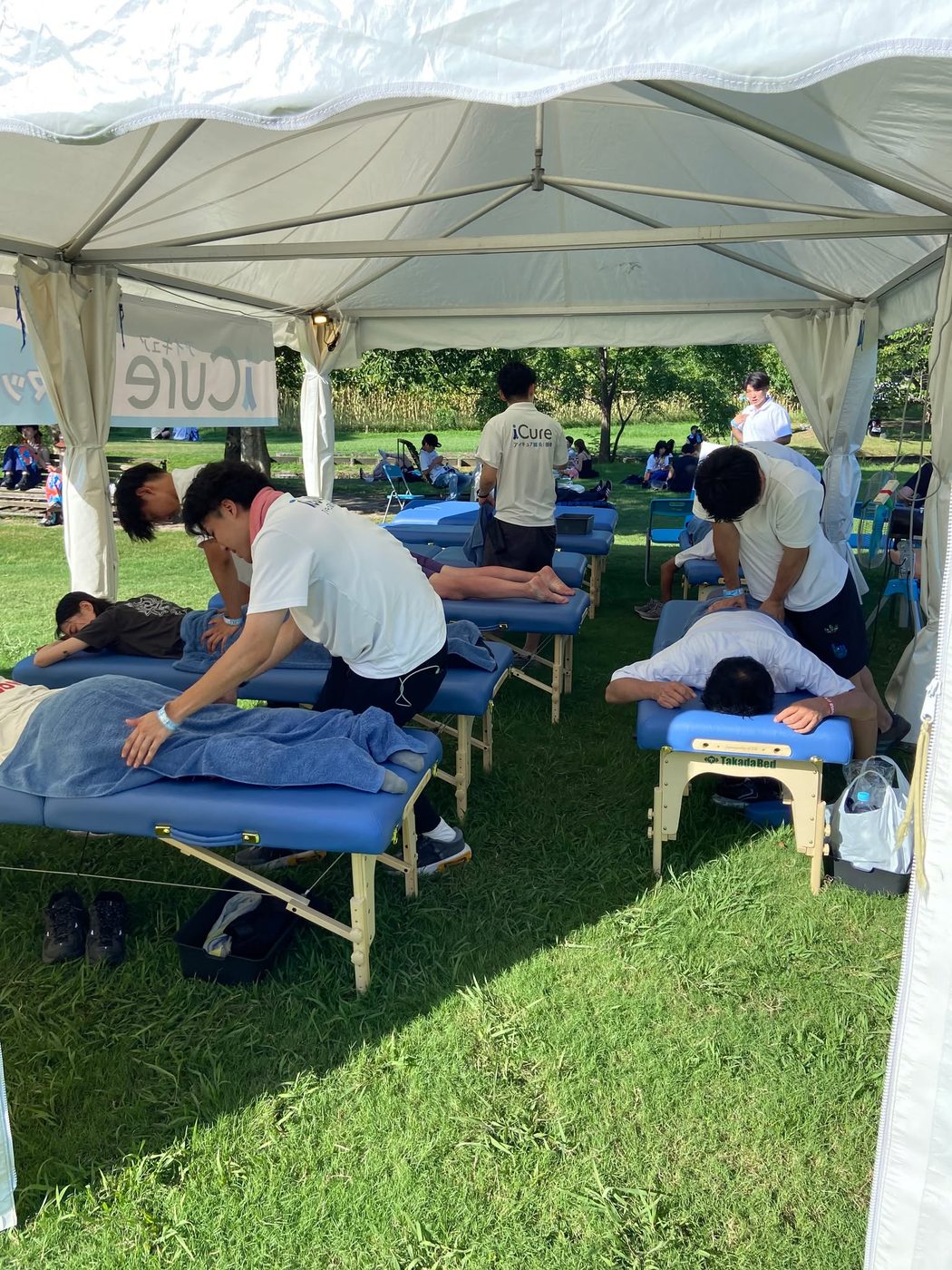 SUMMER SONICでの施術サポート