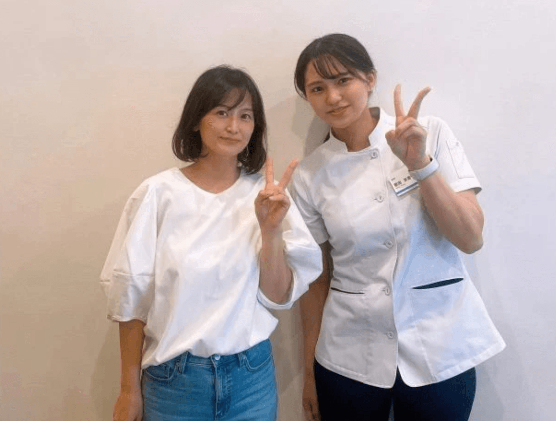施術後のお客様