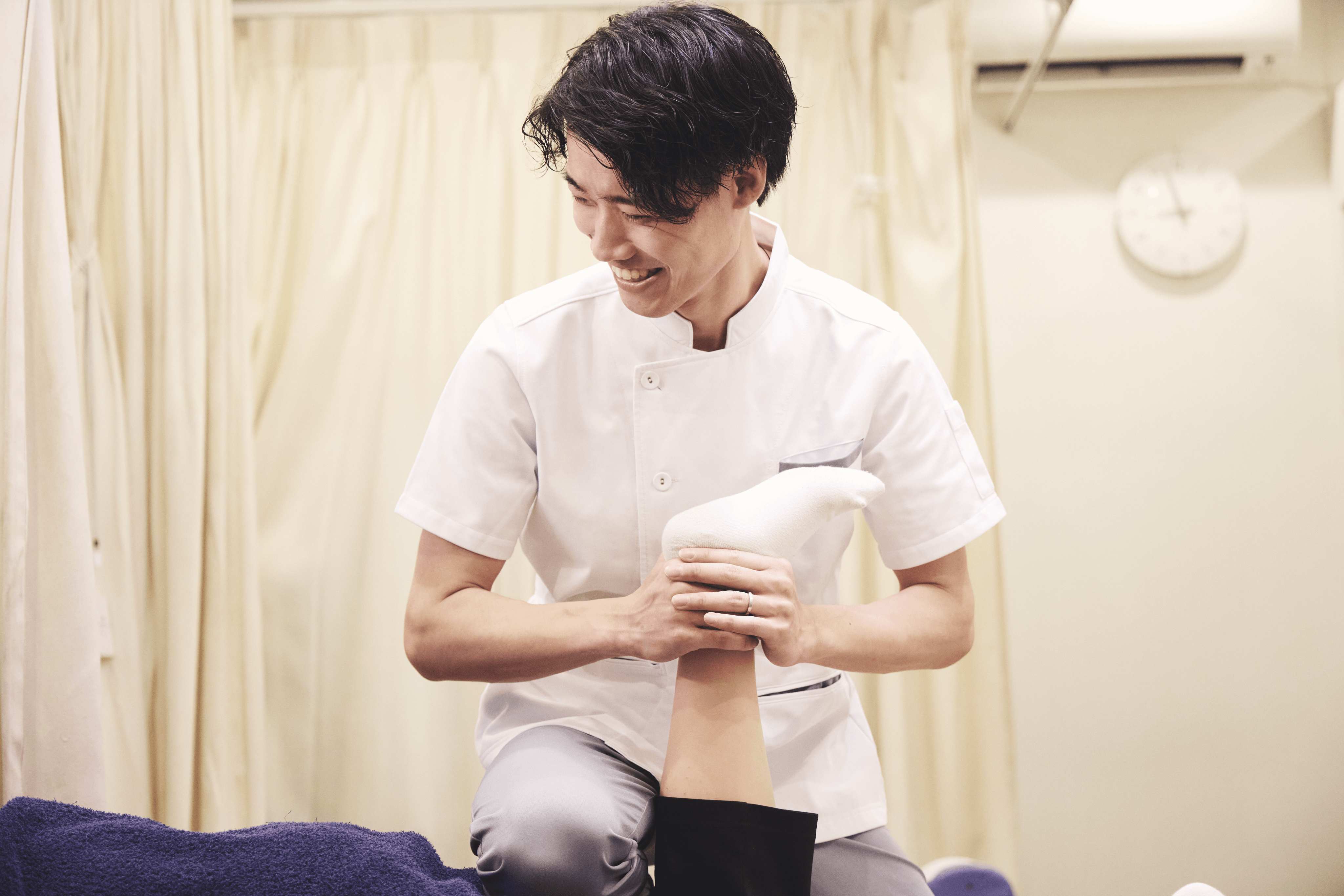 施術の様子